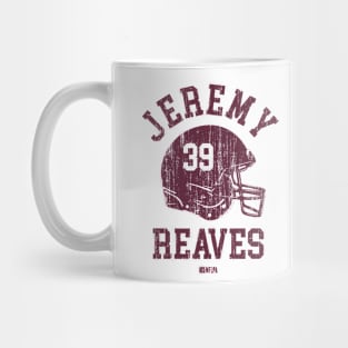 Jeremy Reaves Washington Helmet Font Mug